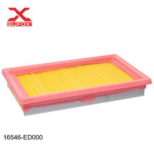 Universal High Quality Car Spare Parts Air Filter Car Air Filter 16546-ED000 for Nissan Tiida/Nv200/Note/Livina/Versa/Micra C+C